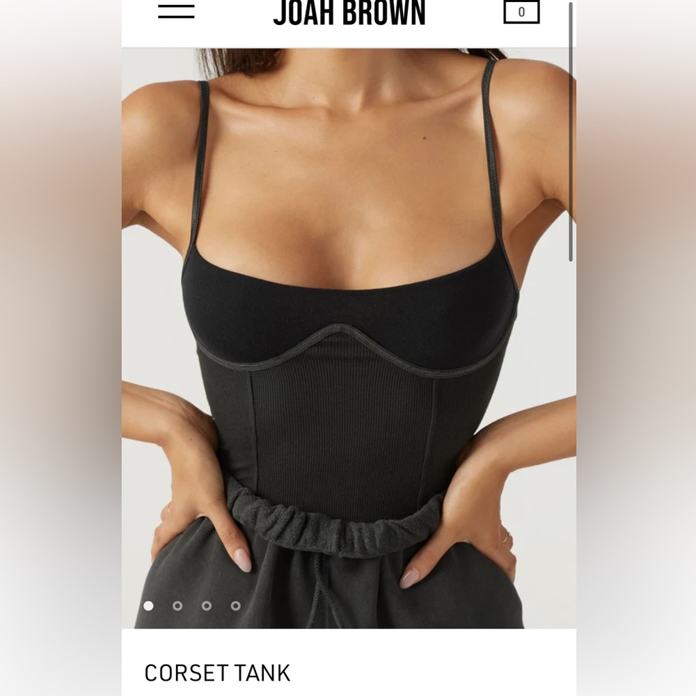 Joah brown corset tank S/M *SOLD* 11/29